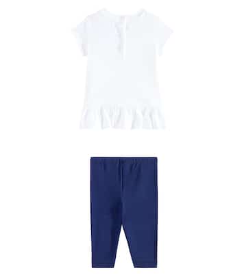 Baby cotton T-shirt and pants set | Polo Ralph Lauren Kids