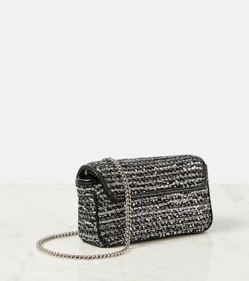 Sac GG Marmont Mini en tweed à ornements | Gucci