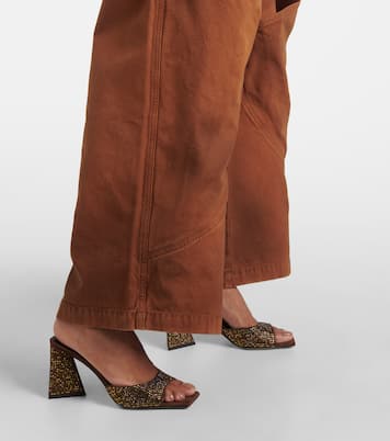 Mules Devon 85 in pelle stampata | The Attico