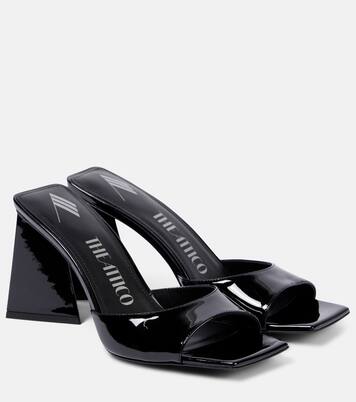 Mules Mini Devon en cuir verni | The Attico