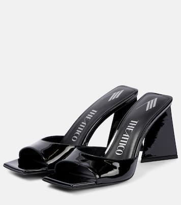 Mules Mini Devon en cuir verni | The Attico