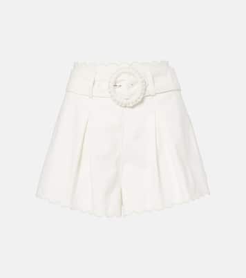 Shorts Festone in cotone a vita alta | Farm Rio