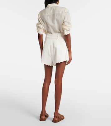 Shorts Festone in cotone a vita alta | Farm Rio
