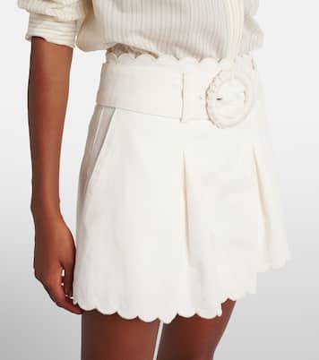 Shorts Festone in cotone a vita alta | Farm Rio