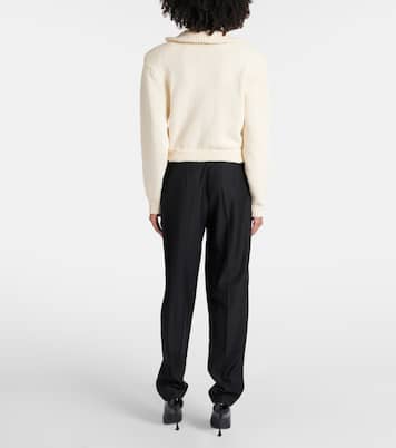 Polo cropped de mezcla de algodón | Magda Butrym