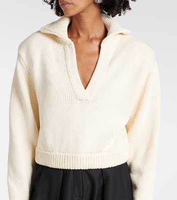 Polo cropped de mezcla de algodón | Magda Butrym