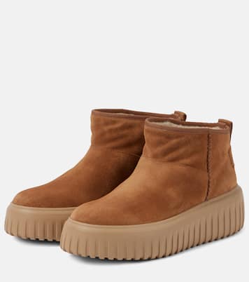 Botines Balu de ante con plataforma | Hogan