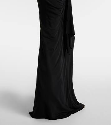 Ruched cutout jersey maxi dress | Christopher Esber