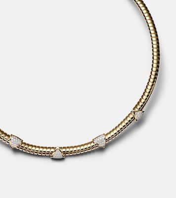 Collier Trisolina en or 18 ct et diamants | Marina B