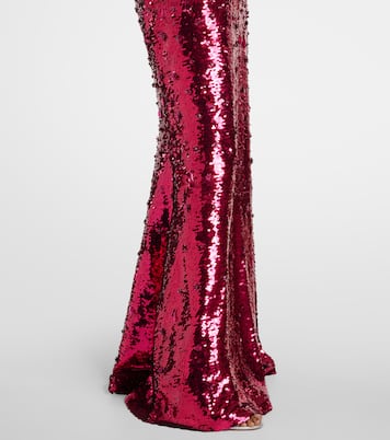 Sequined strapless gown | Carolina Herrera