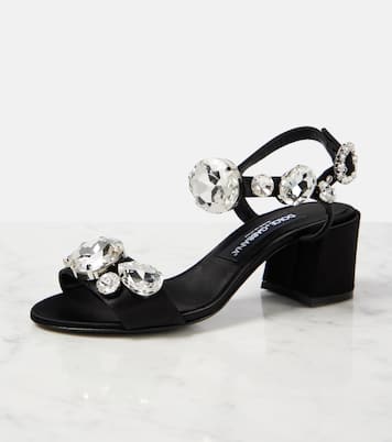 Sandales Keira 60 en satin à ornements | Dolce&Gabbana