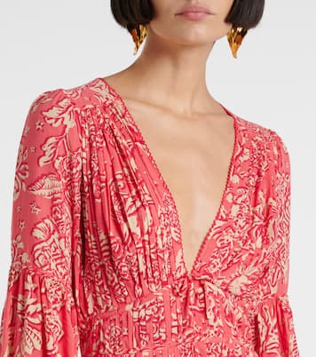 Chiara printed ruffled minidress | Poupette St Barth
