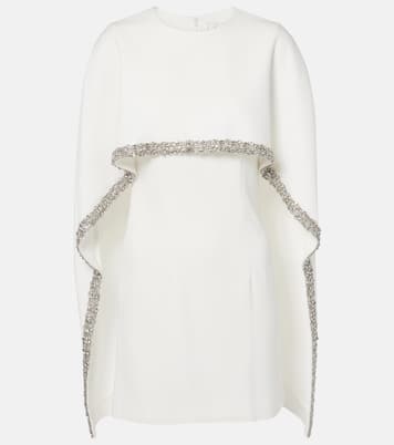 Abito corto in raso con cristalli | Roland Mouret