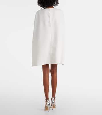 Abito corto in raso con cristalli | Roland Mouret