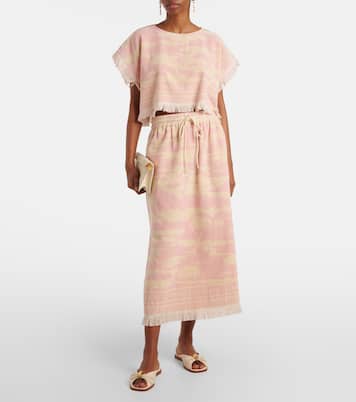 Gonna lunga Maxine in cotone | Zimmermann