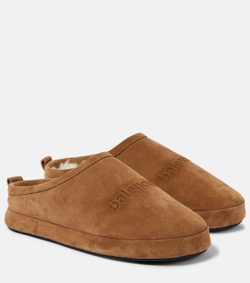 Slippers Alaska de ante | Balenciaga