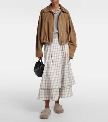 Mules Ease Buckle de ante cepillado | Loewe
