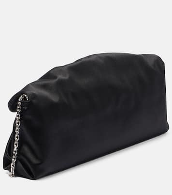 Embellished satin clutch | Roger Vivier