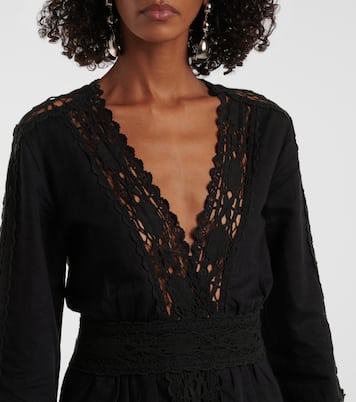 Robe midi Veona en lin et coton | Marant Etoile
