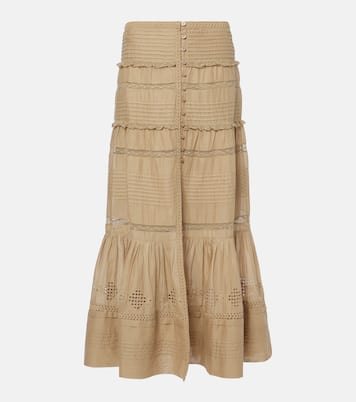 Gonna corta Dusta in cotone con pizzo | Marant Etoile