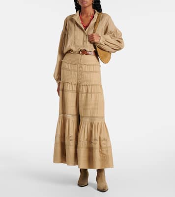 Gonna corta Dusta in cotone con pizzo | Marant Etoile