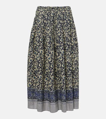 Gonna midi Avia in misto cotone | Ulla Johnson