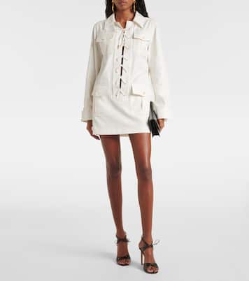 Abito corto in cotone e seta | Tom Ford