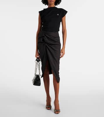 Top Hebo Orb in cotone con ruches | Vivienne Westwood