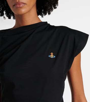 Top Hebo Orb in cotone con ruches | Vivienne Westwood