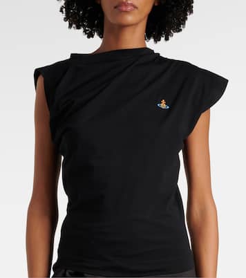 Top Hebo Orb in cotone con ruches | Vivienne Westwood