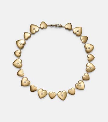 Collana Heart in oro 14kt con diamanti | Marie Lichtenberg