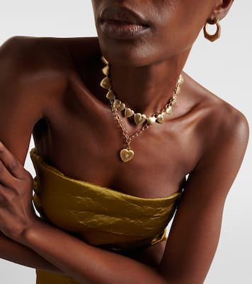 Collana Heart in oro 14kt con diamanti | Marie Lichtenberg