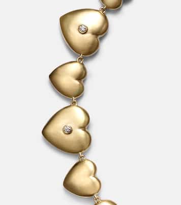 Collana Heart in oro 14kt con diamanti | Marie Lichtenberg