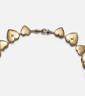 Collana Heart in oro 14kt con diamanti | Marie Lichtenberg