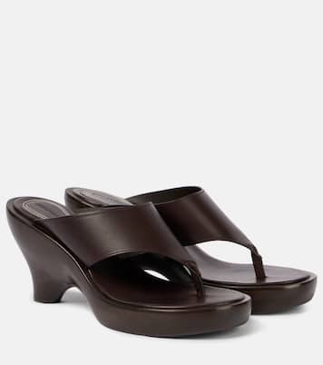 Mules Wild 95 in pelle con zeppa | Zimmermann