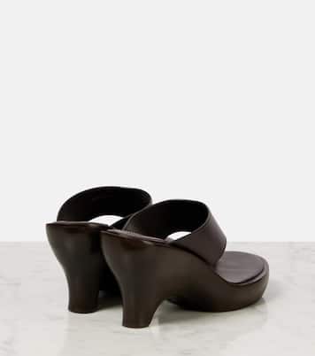 Mules Wild 95 in pelle con zeppa | Zimmermann