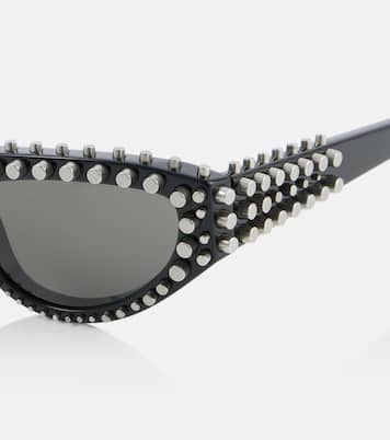 Occhiali da sole cat-eye con borchie | Gucci