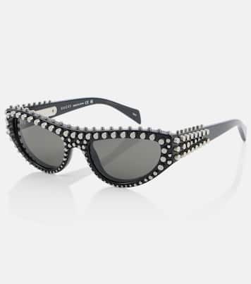 Occhiali da sole cat-eye con borchie | Gucci