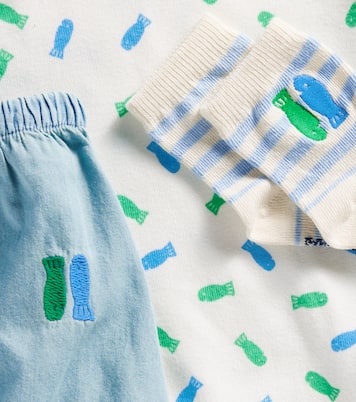 Baby bodysuit, bloomers and socks set | Bobo Choses