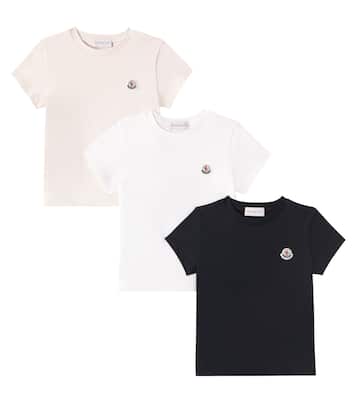 Set of 3 cotton jersey T-shirts | Moncler Enfant