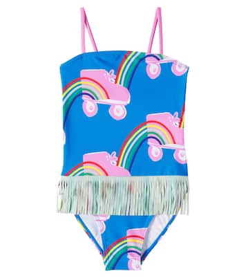 Bañador con flecos estampado | Stella McCartney Kids