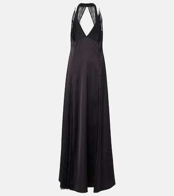 Vestido de fiesta Paige de satén y encaje | The New Arrivals Ilkyaz Ozel