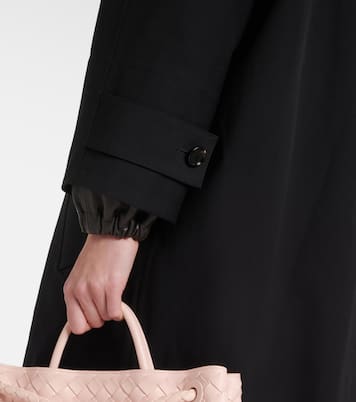 Abrigo de mezcla de algodón con piel | Bottega Veneta