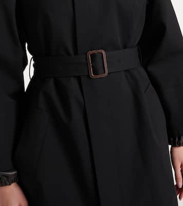 Abrigo de mezcla de algodón con piel | Bottega Veneta