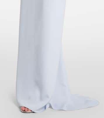 Vestido de fiesta de seda con apliques | Marmar Halim