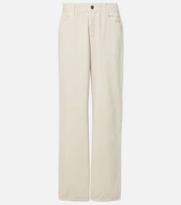 Weite Hose Eglitta aus Baumwoll-Cord | The Row