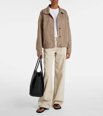 Weite Hose Eglitta aus Baumwoll-Cord | The Row