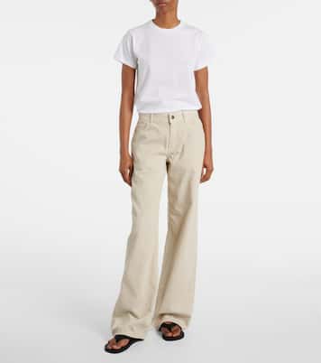 Weite Hose Eglitta aus Baumwoll-Cord | The Row