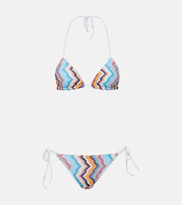 Bikini de lamé en zigzag | Missoni