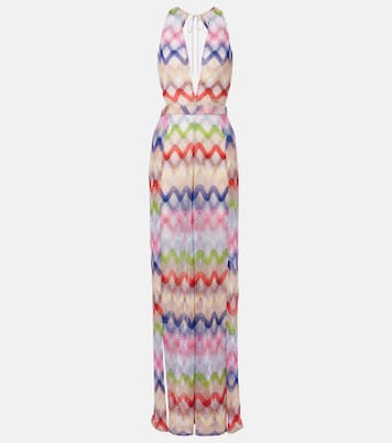Zigzag lamé jumpsuit  | Missoni